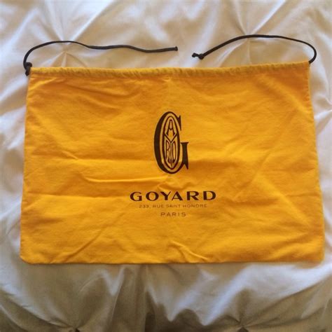 goyard dust bag|authentic goyard wallet.